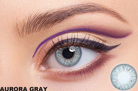 Aurora Gray Contact Lens