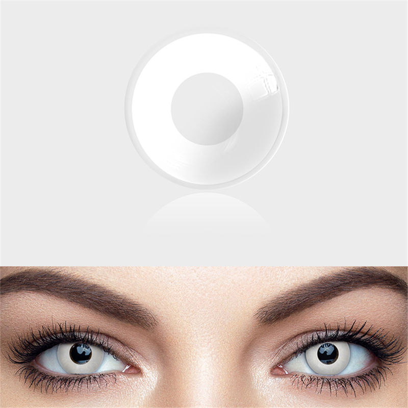 XM White Cosplay Contact Lens
